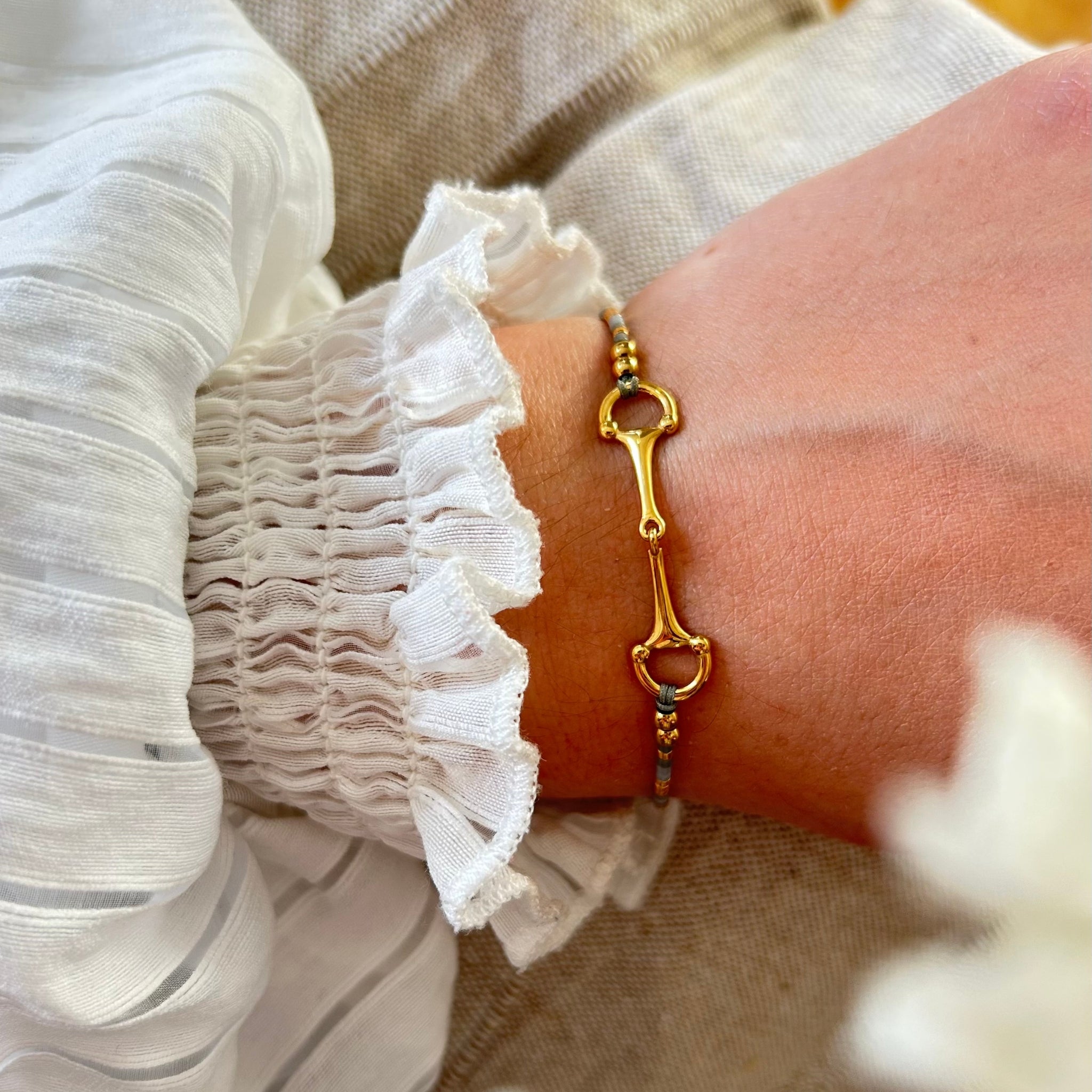 Bracelet Sunny doré gris