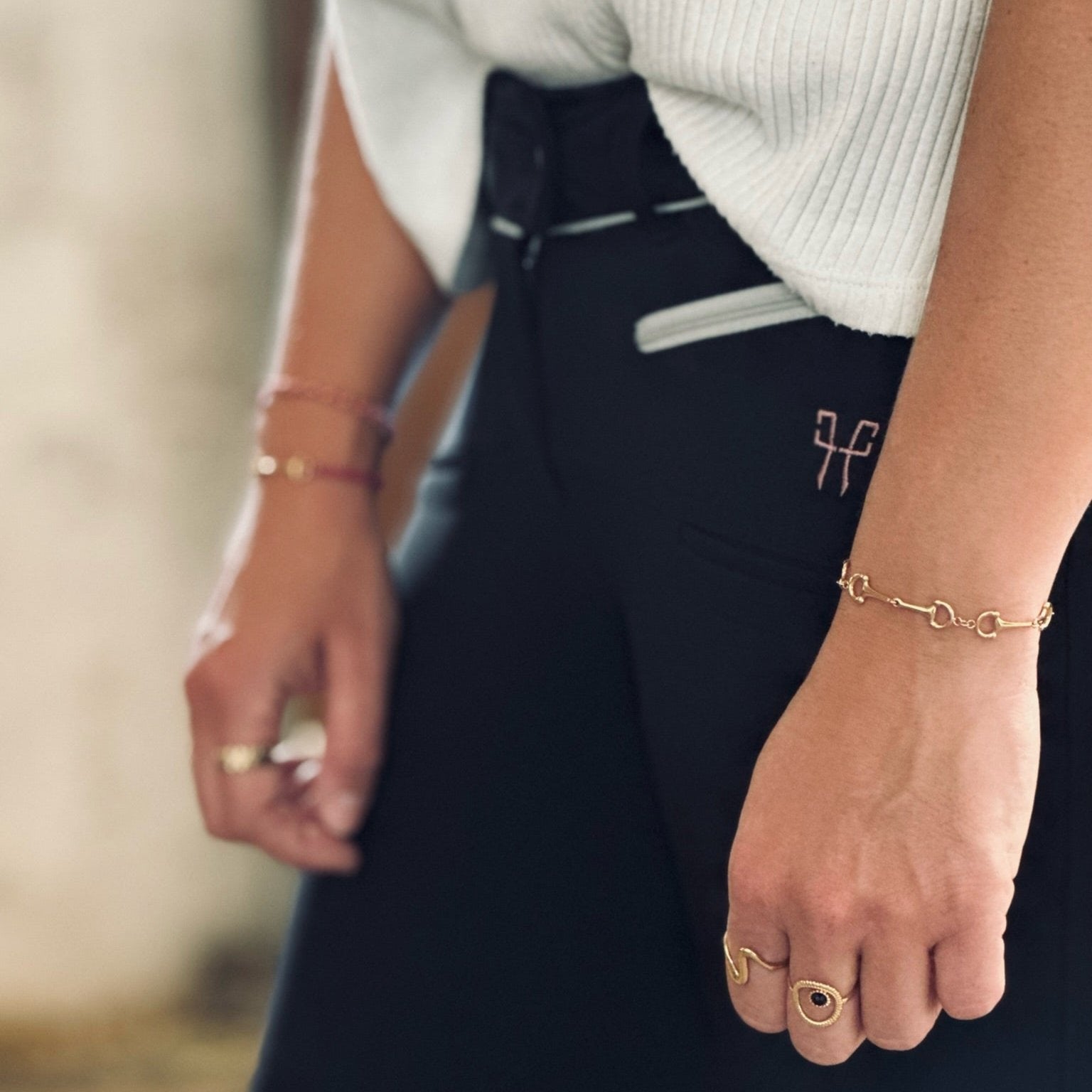 Bracelet Gubbe doré