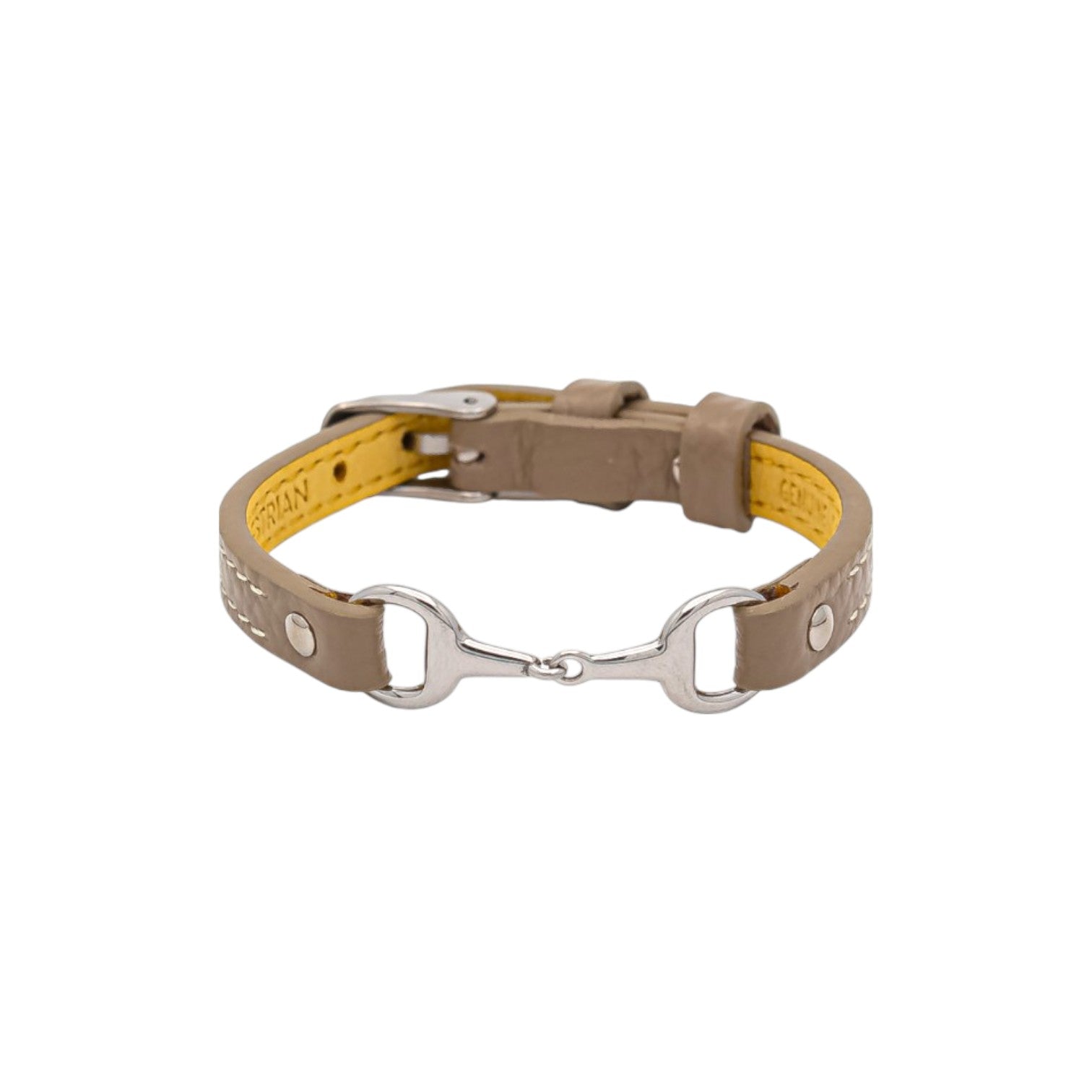 bracelet fano cuir gris