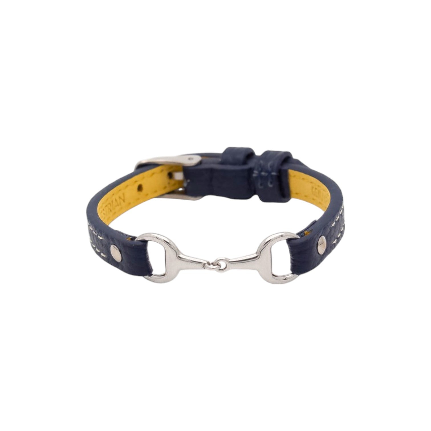bracelet fano cuir bleu foncé