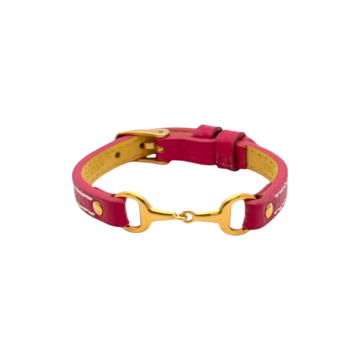bracelet fano cuir fuschia
