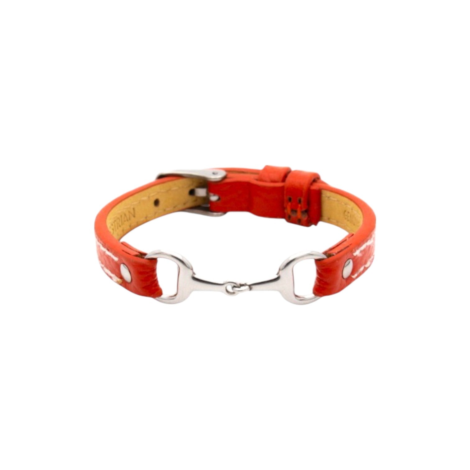 bracelet fano cuir rouge