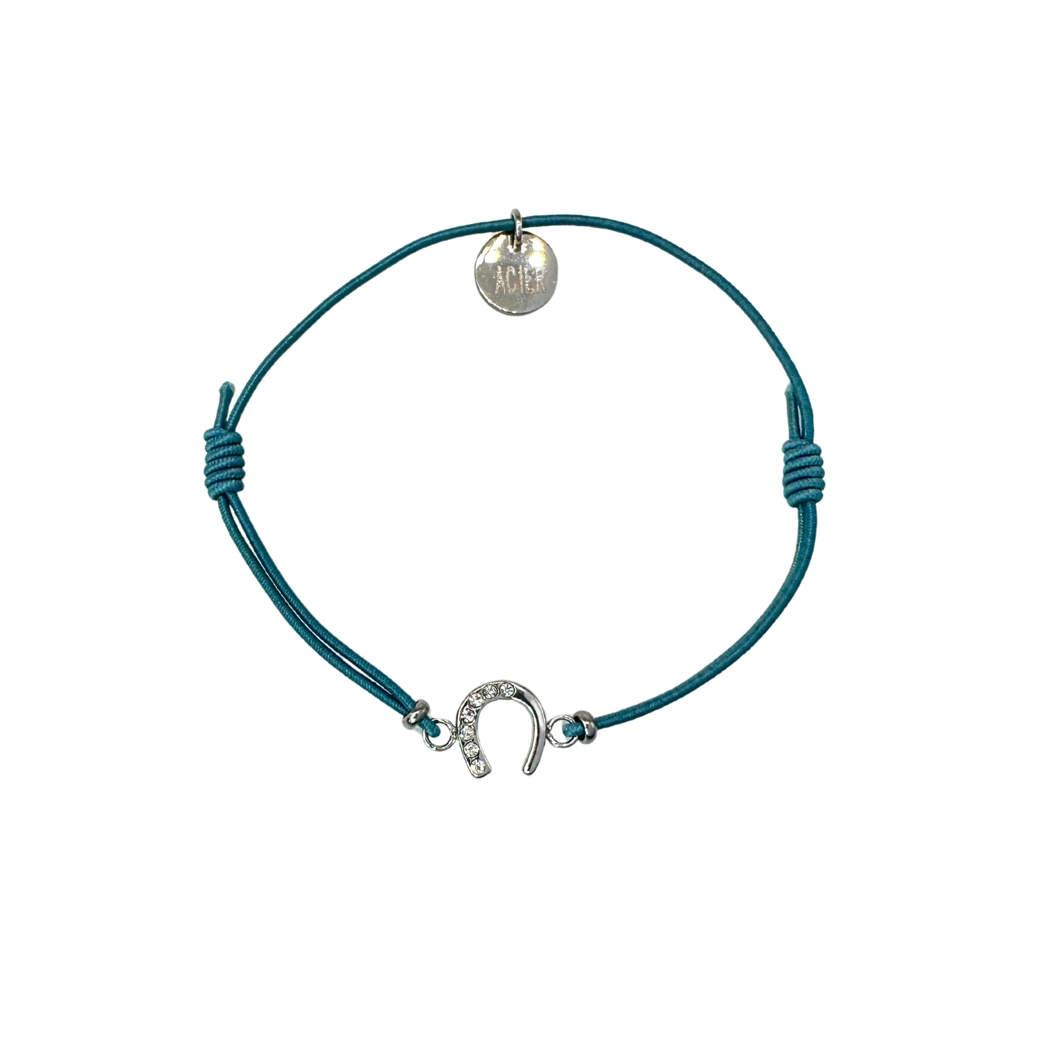 Bracelet Lola argenté vert sapin
