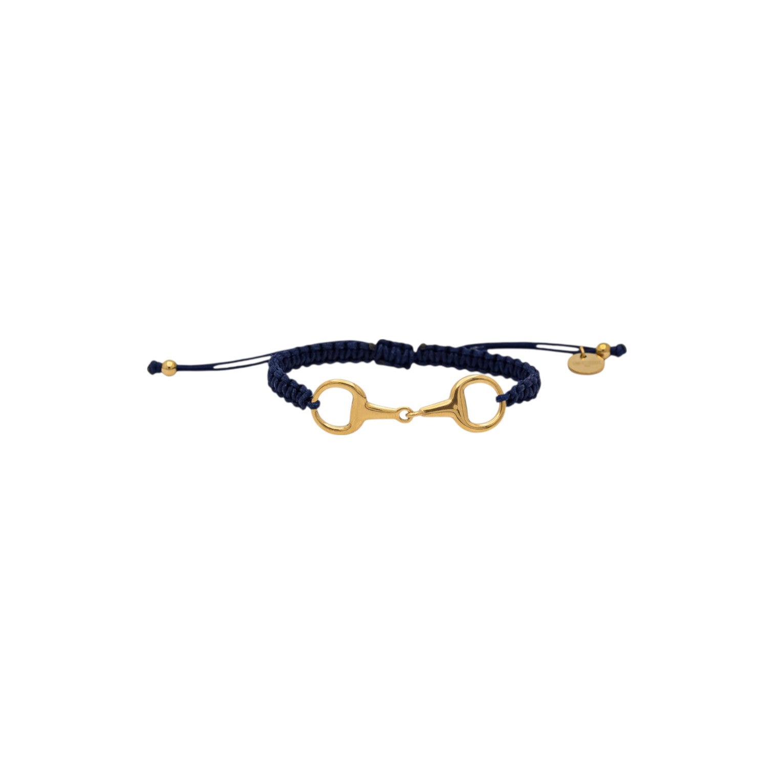 Bracelet Taka bleu marine doré