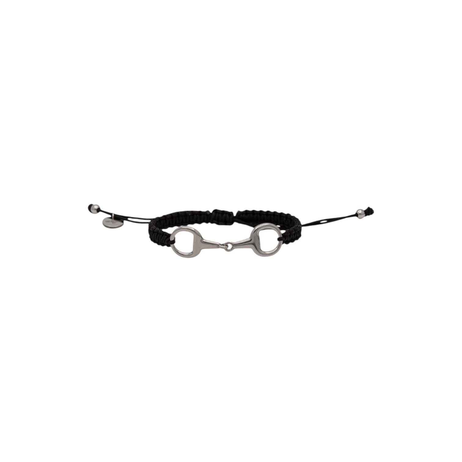 Takamaka - Bracciale in acciaio con morsetto e strass dorati