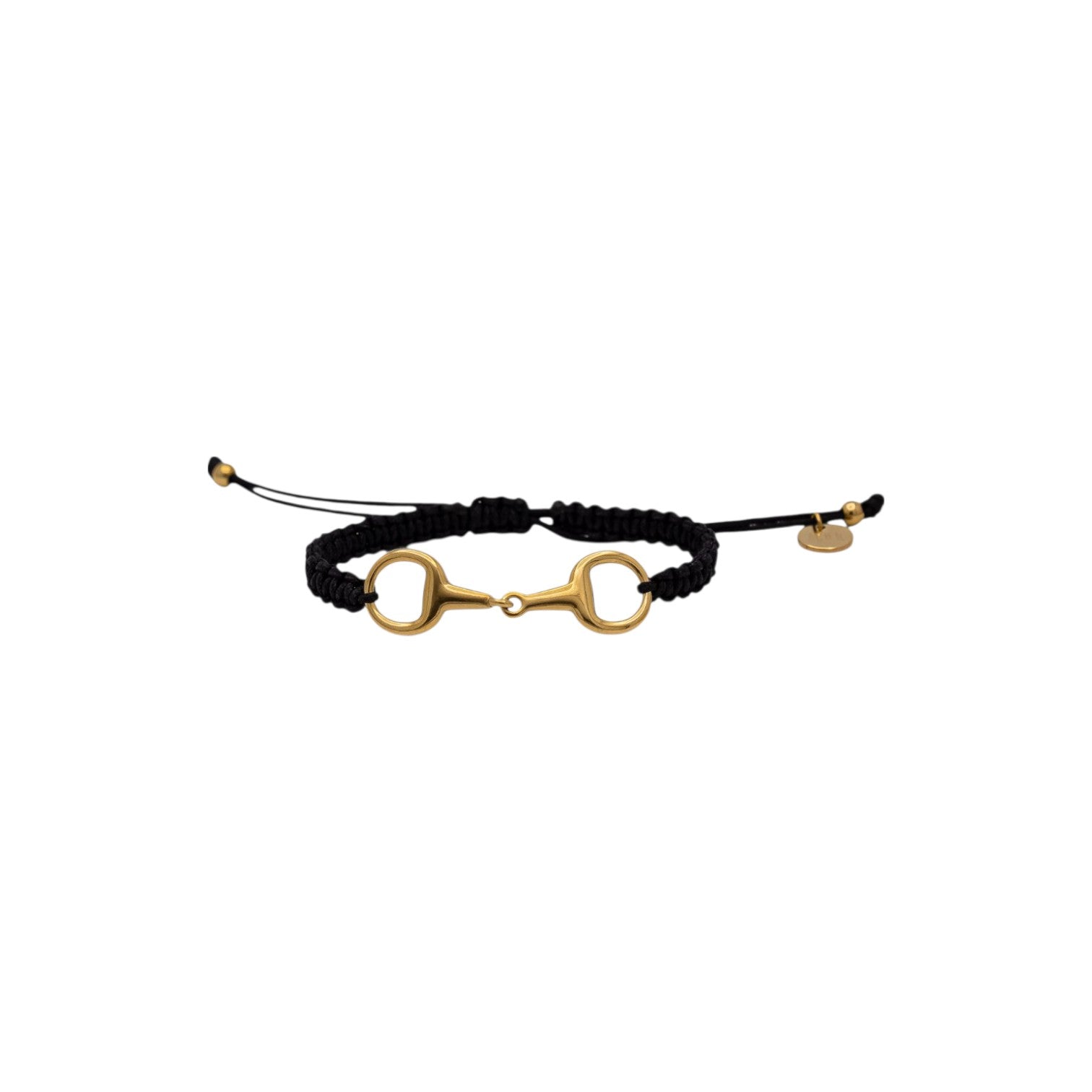 Takamaka - Bracciale in acciaio con morsetto e strass dorati