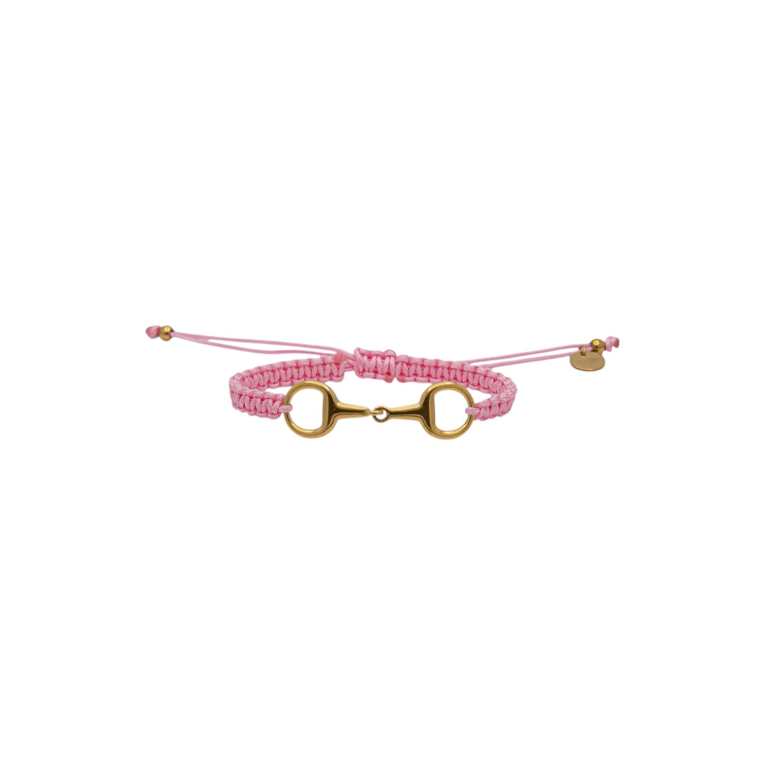 Takamaka - Bracciale in acciaio con morsetto e strass dorati