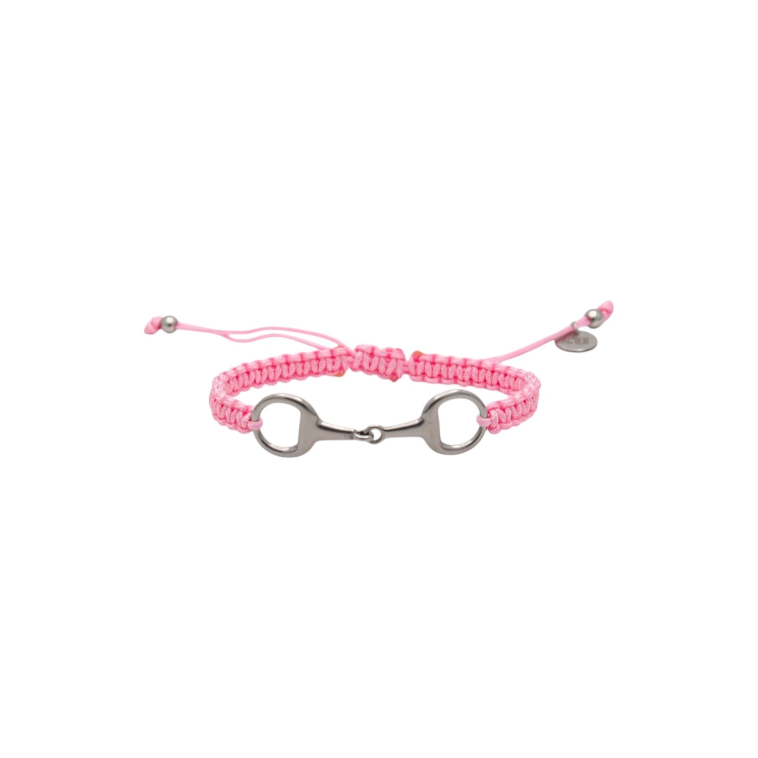 Takamaka - Bracciale in acciaio con morsetto e strass dorati