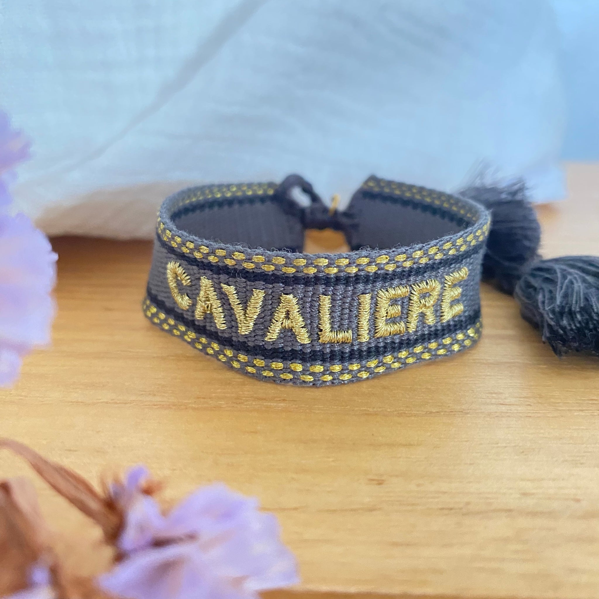 Bracelet Cavalière gris