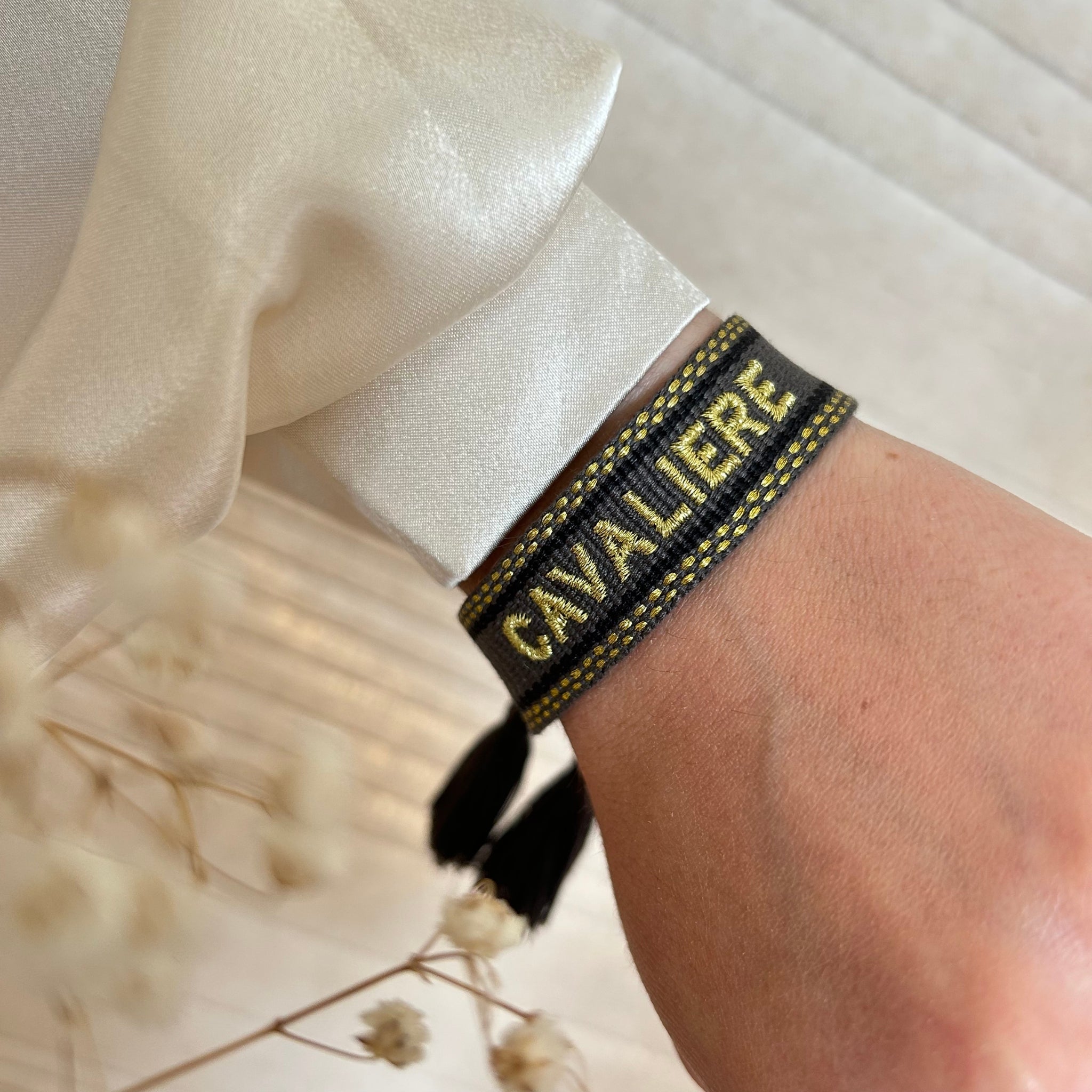 Bracelet Cavalière noir
