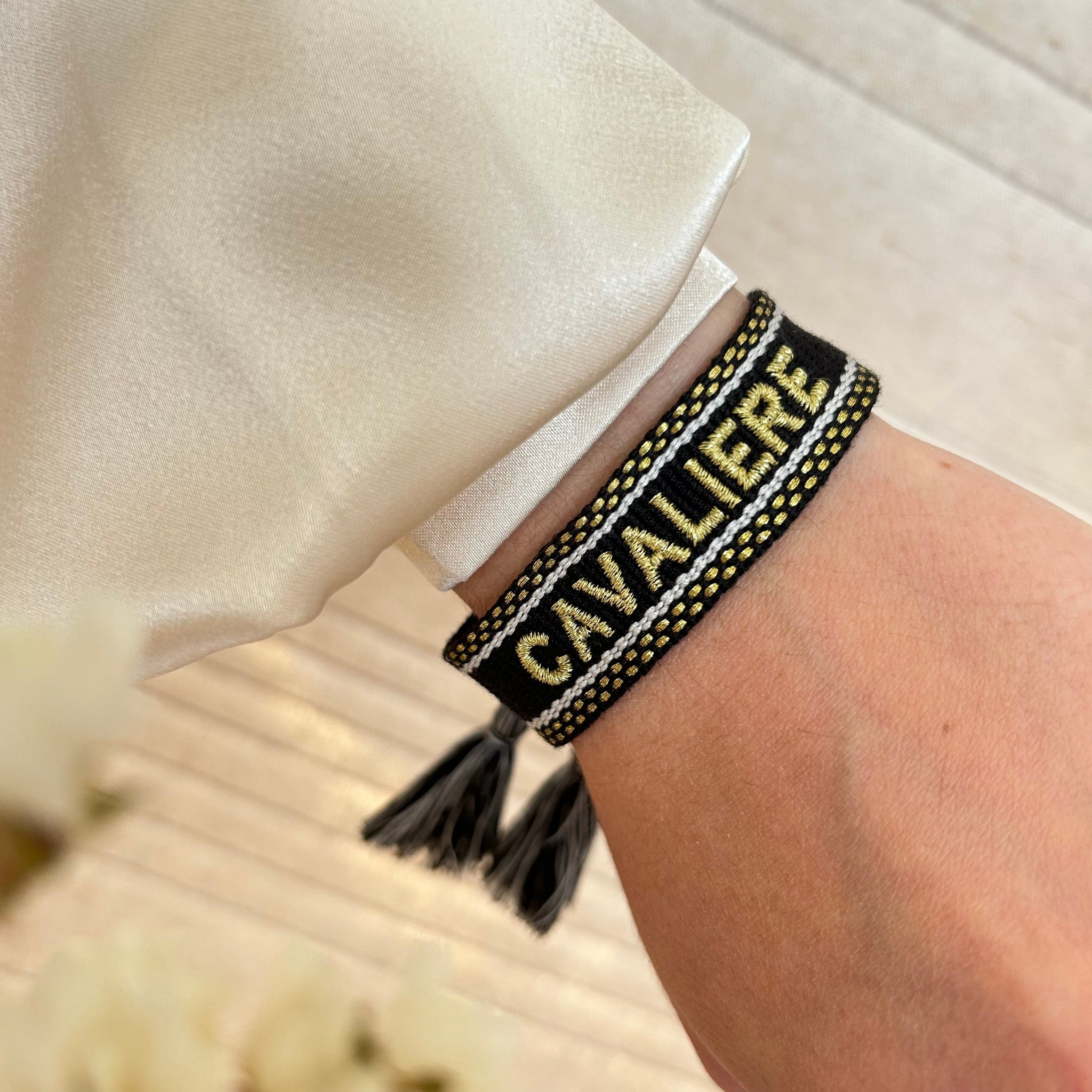Bracelet Cavalière noir
