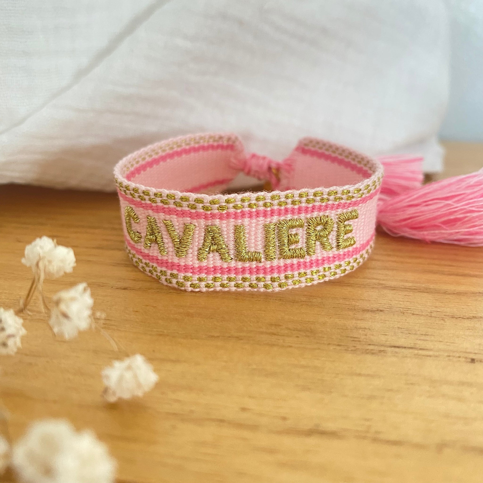 Bracelet Cavalière rose