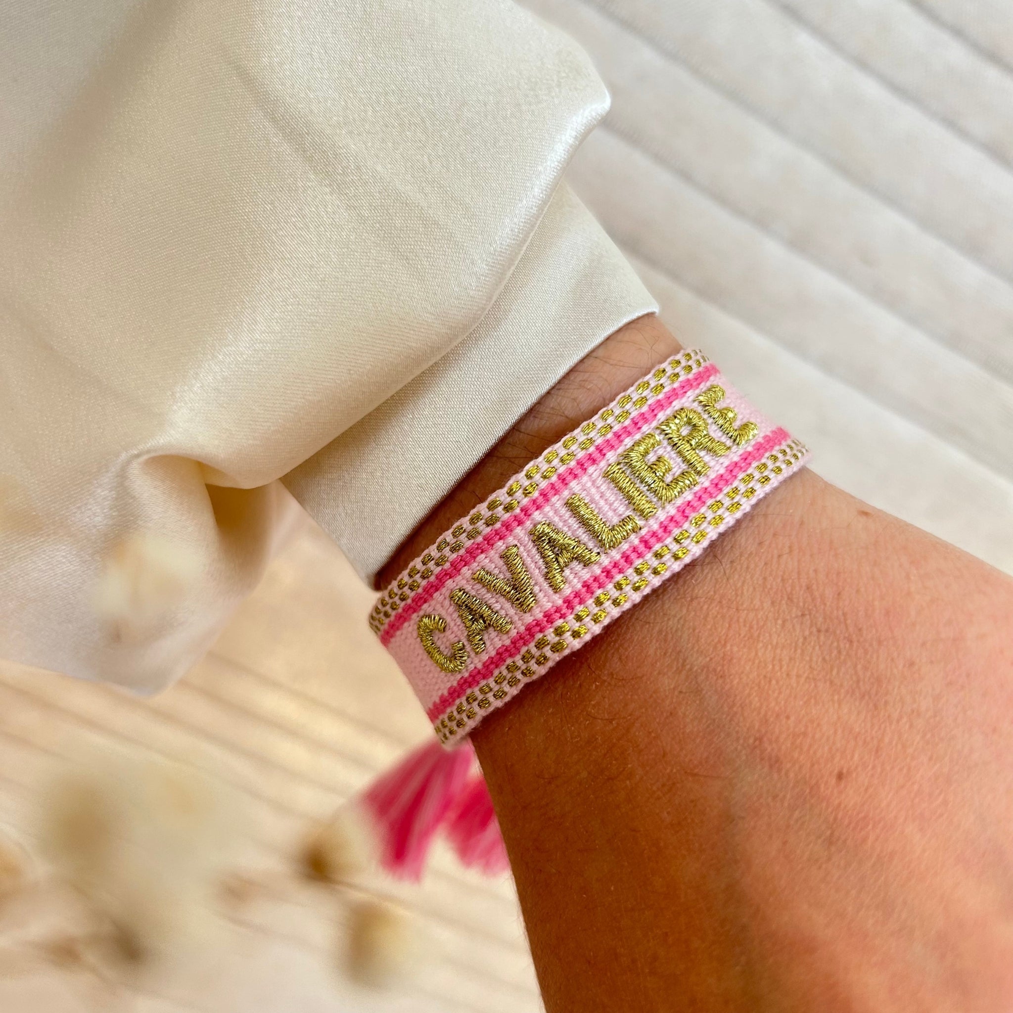 Bracelet Cavalière rose