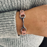 Fano sans strass - Bracelet en cuir simple tour