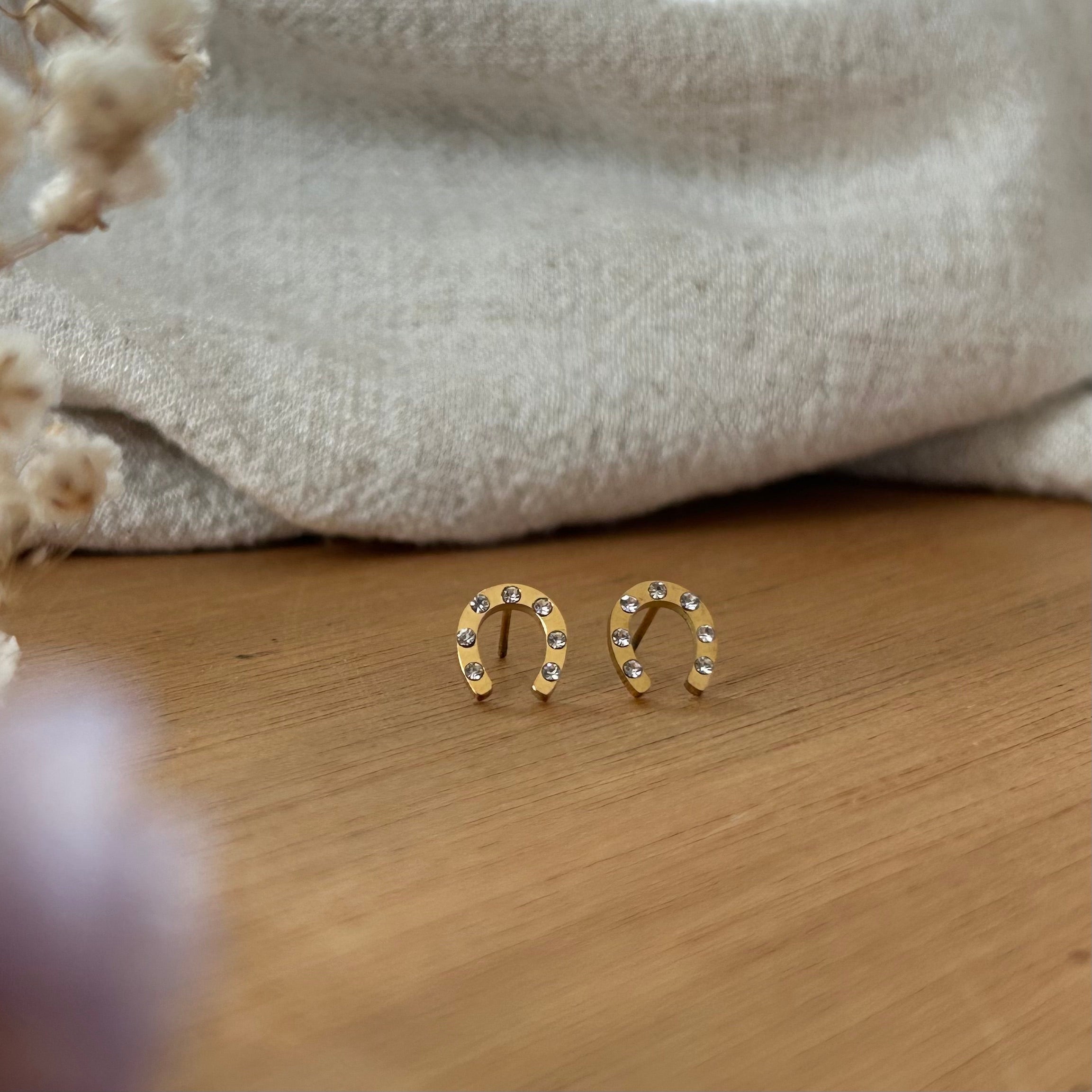 Boucles d'oreilles Popy doré