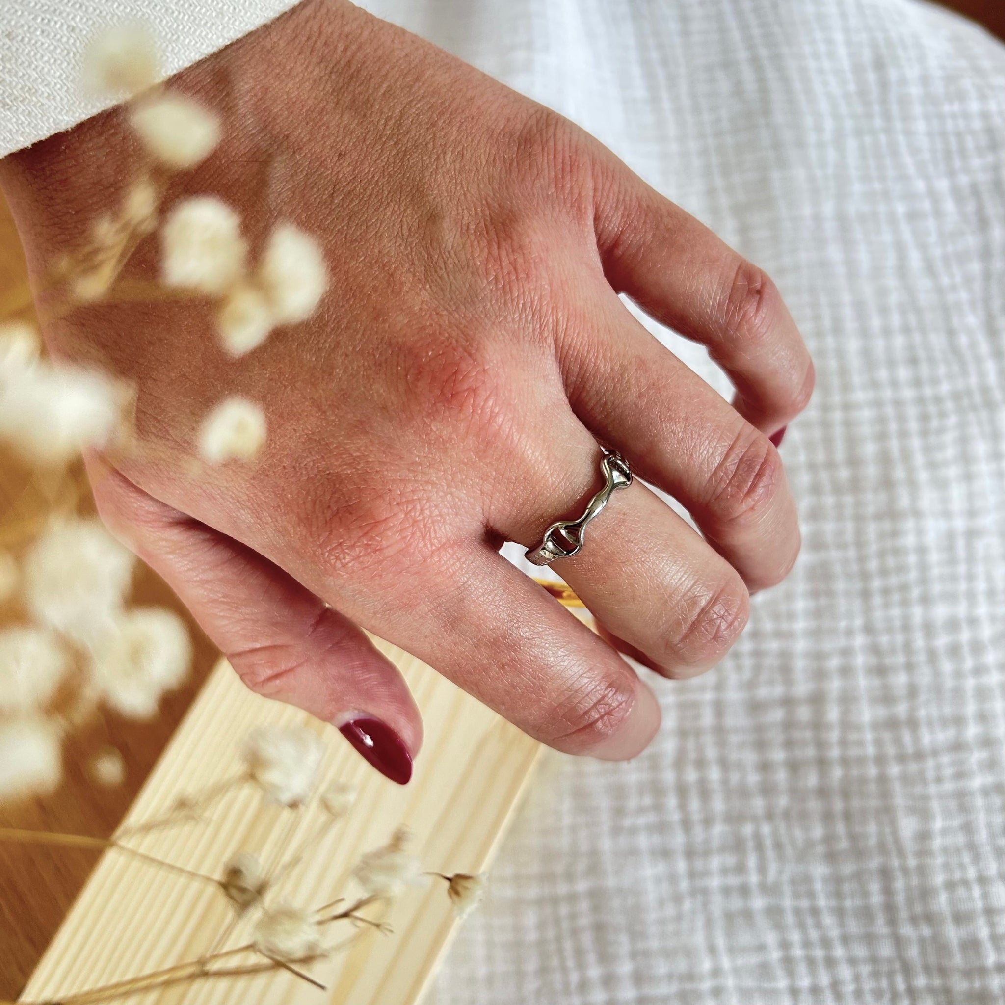 Bague Ana argentée