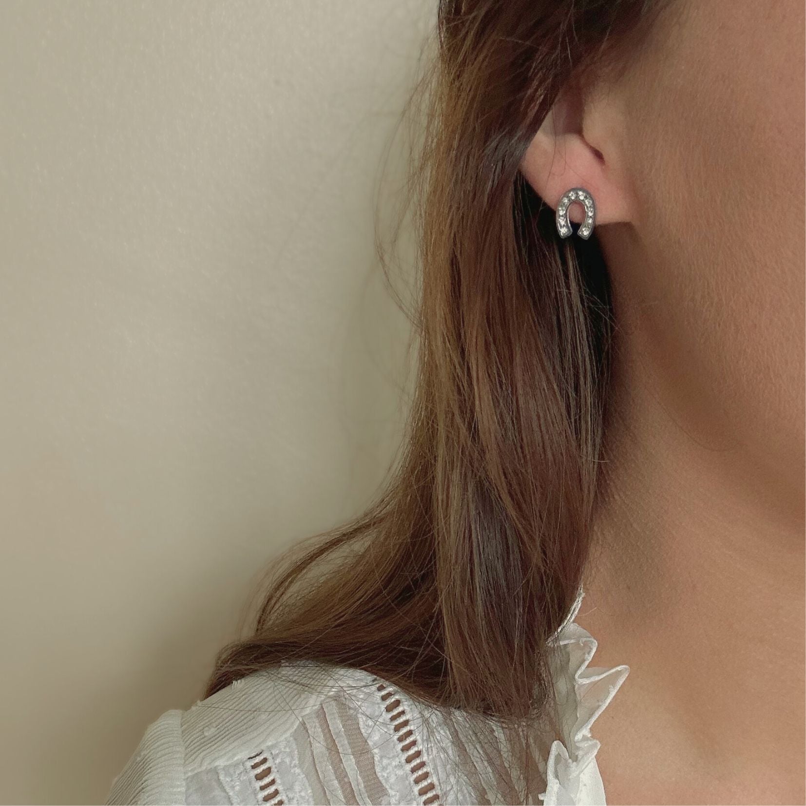 Boucles d'oreilles Lady acier inox