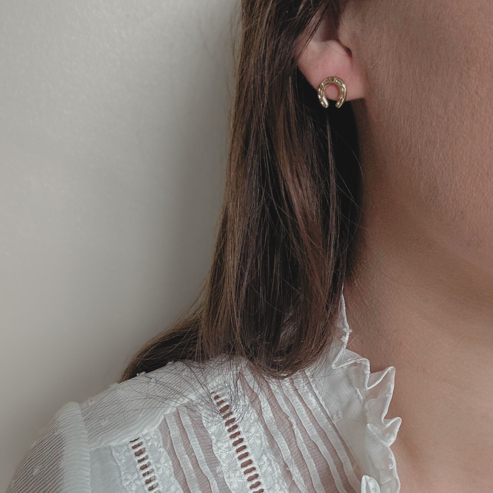 Boucles d'oreilles Andy doré