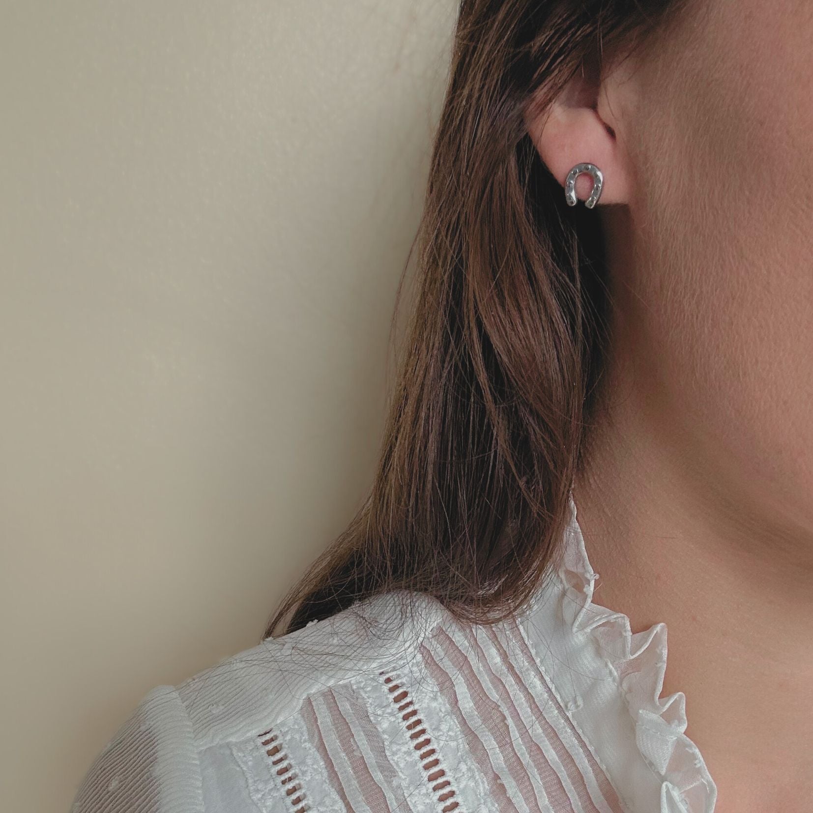 Boucles d'oreilles Cary acier