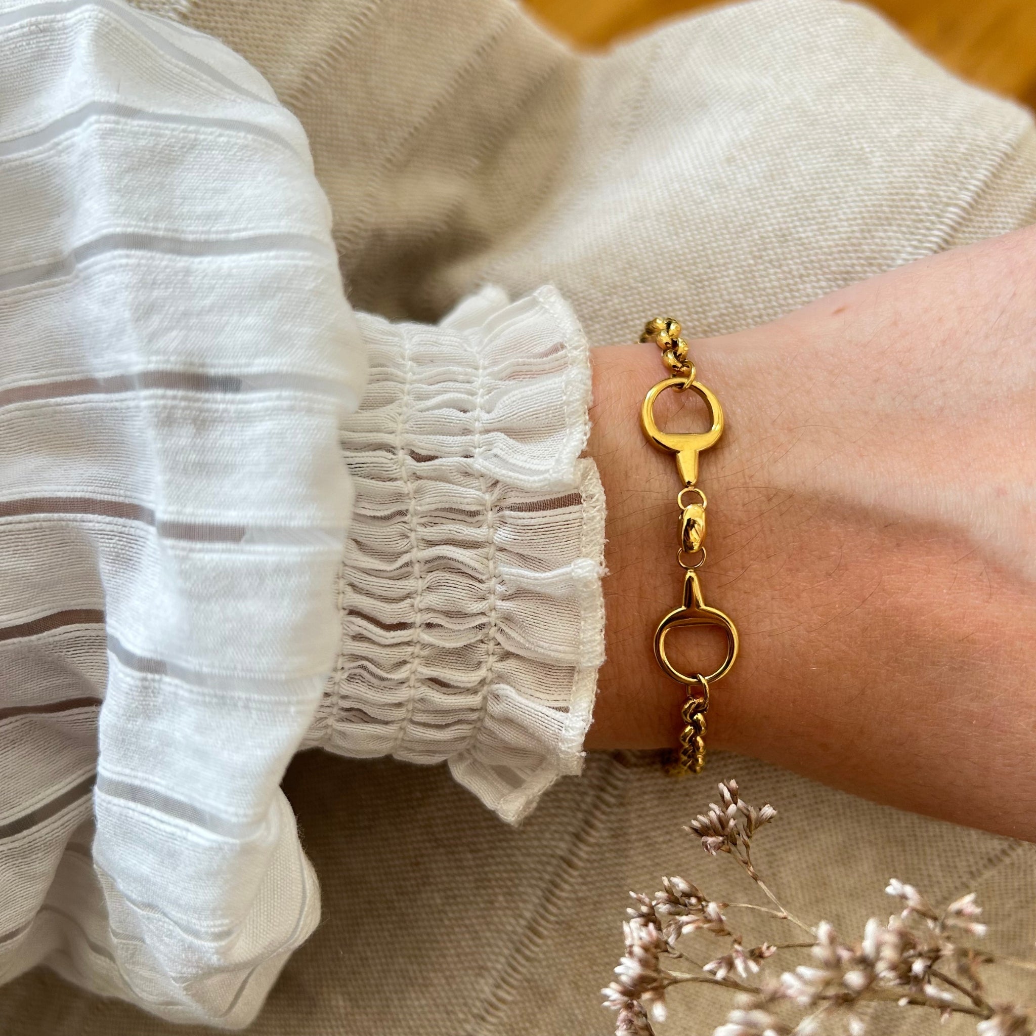 Bracelet Twice doré