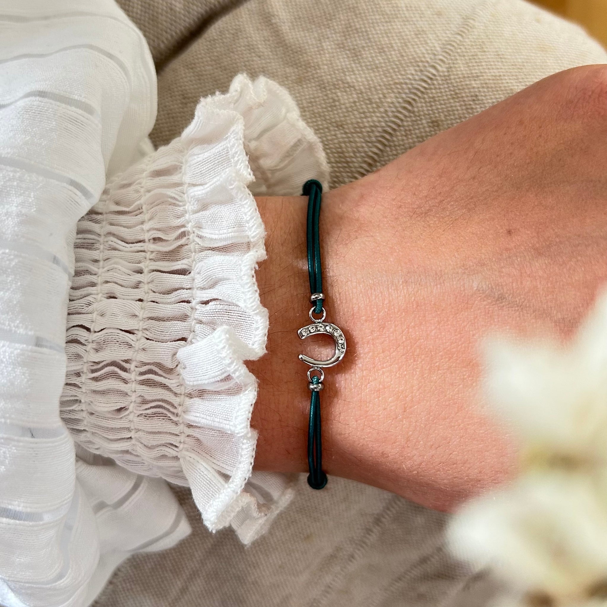 Bracelet Lola vert sapin