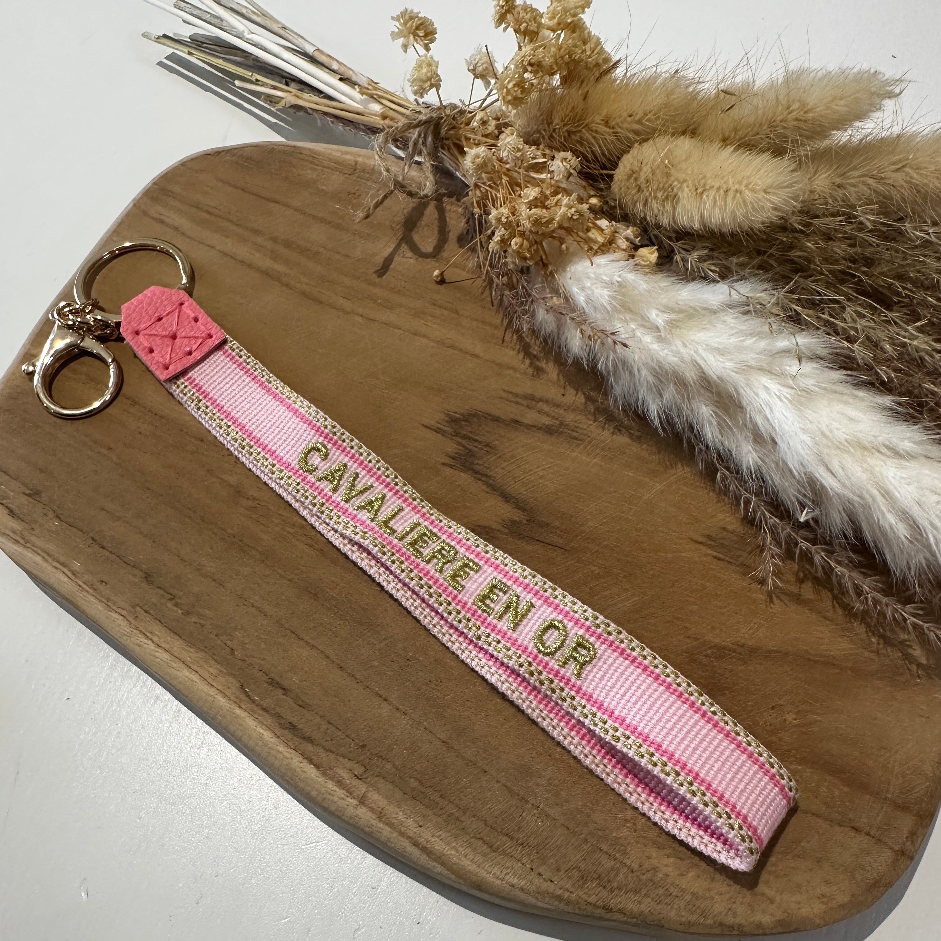 Porte-clés Cavalière en or