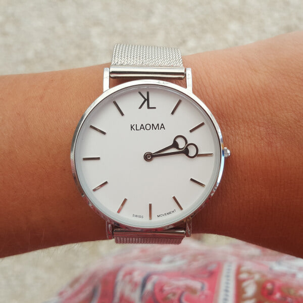 Montre Seven argenté Equestrian shop