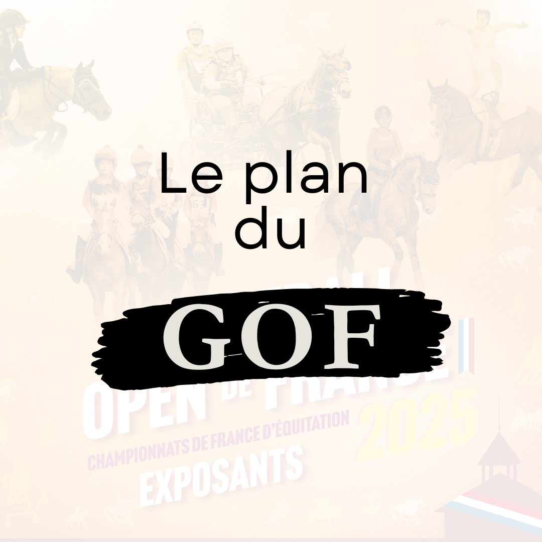 Le plan du generali open de France à Lamotte beuvron sur le parc équestre fédéral 