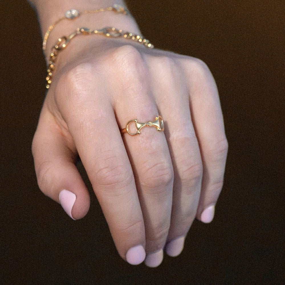 Maya - Stainless steel bit ring