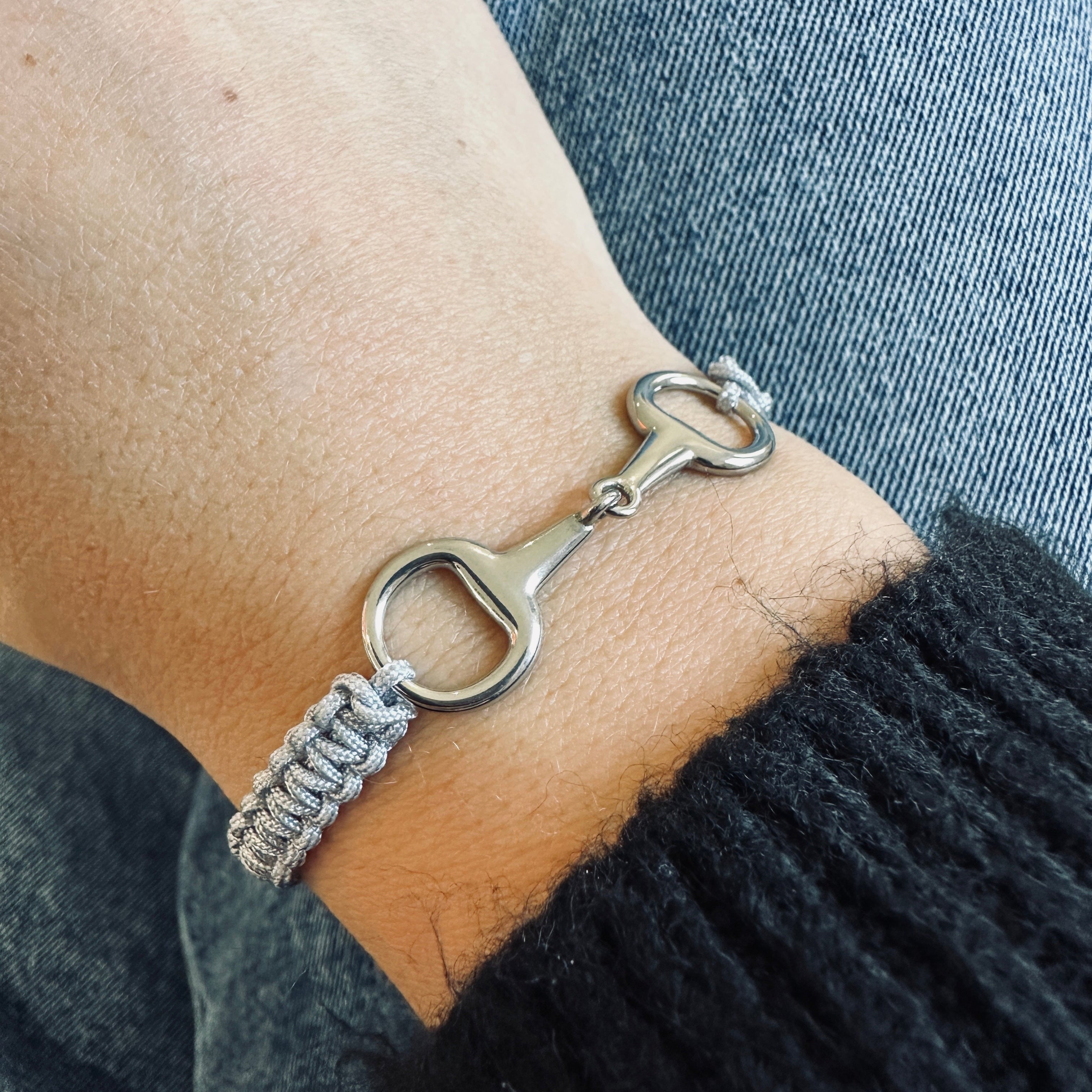 Takamaka - Gold-plated steel bracelet with rhinestones