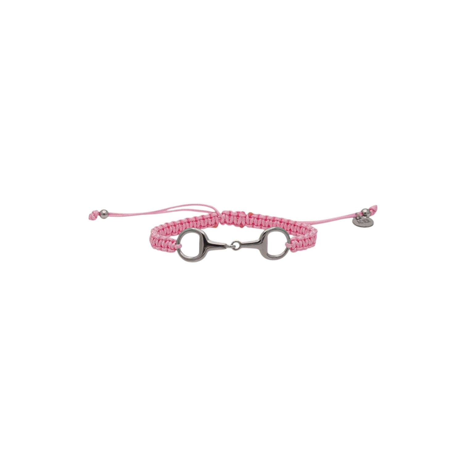 Takamaka - Bracciale in acciaio con morsetto e strass dorati