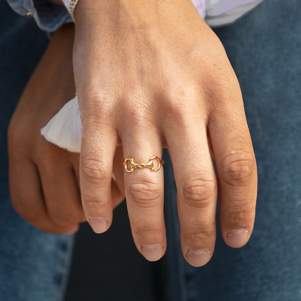Maya - Stainless steel bit ring