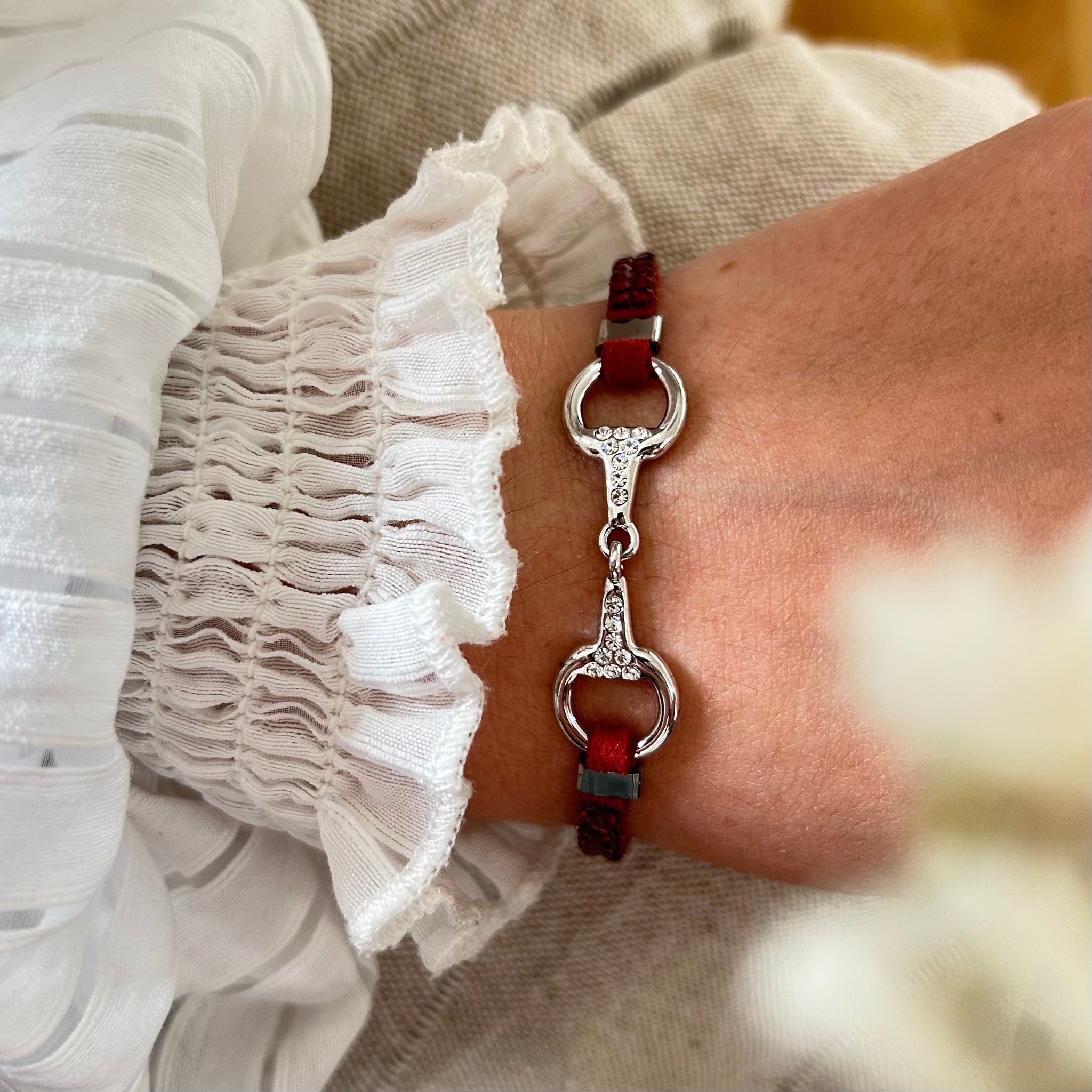 Bracelet Lilo strass argent 