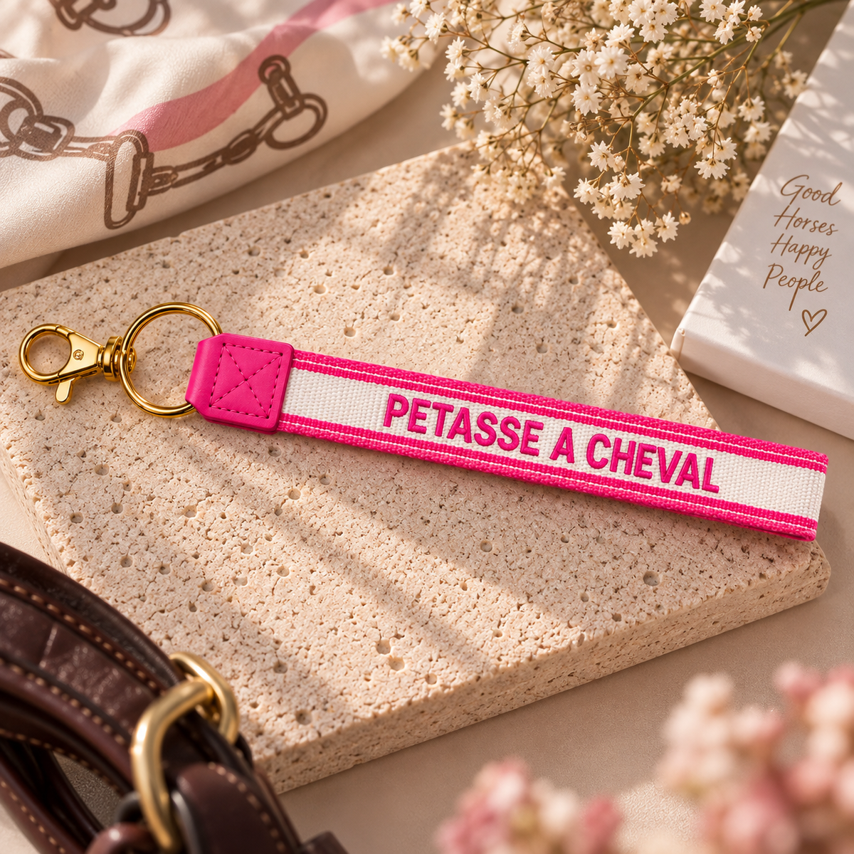 Porte-clés Pétasse à cheval
