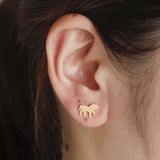 Boucles d'oreilles licorne acier inoxydable