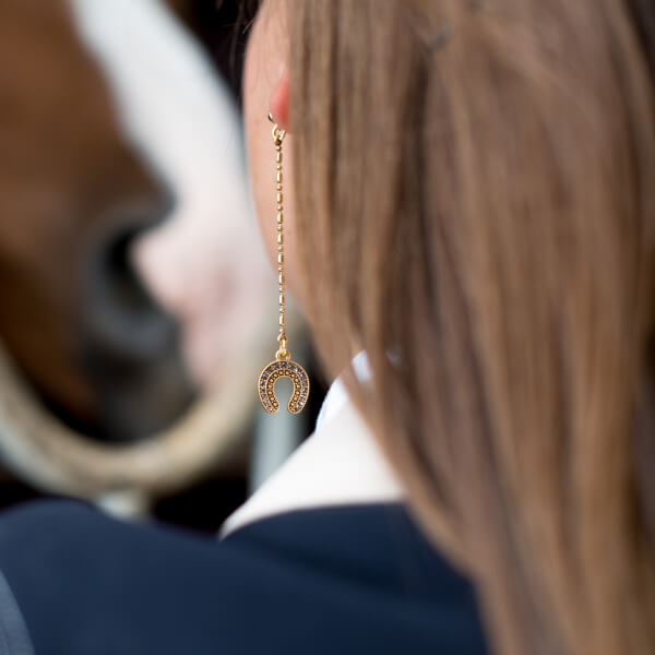 Solna - Boucles d'oreilles en acier Equestrian shop