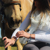 Apo - Bracelet mors espa argenté Equestrian shop