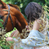 Foulards chevaux dorés Equestrian shop-cavalière-accessoire de mode-cheval-cadeau