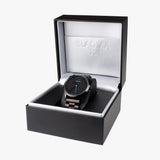 Montre Tao Bleue Acier Maille Noir Equestrian shop