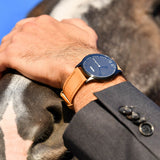 Montre Tao Blanche Daim Camel Equestrian shop