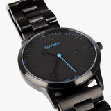 Montre Tao Bleue Acier Maille Noir Equestrian shop