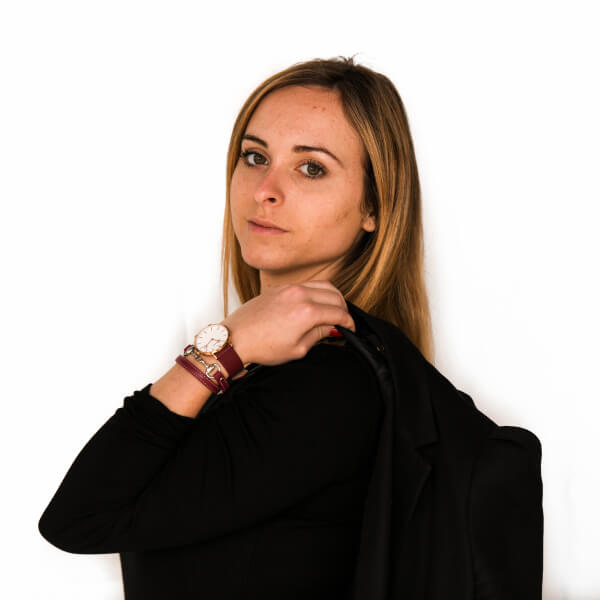 Bracelet de montre  cuir Bordeaux Argenté Equestrian shop
