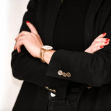 Bracelet de montre cuir Rose Glossy/Rose Gold Equestrian shop