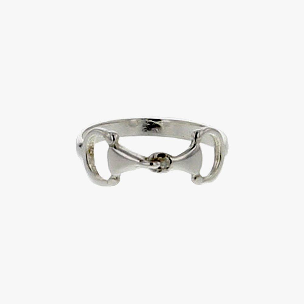 Maya - Bague mors en argent Equestrian shop