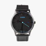 Montre Tao Bleue Daim Noir Equestrian shop